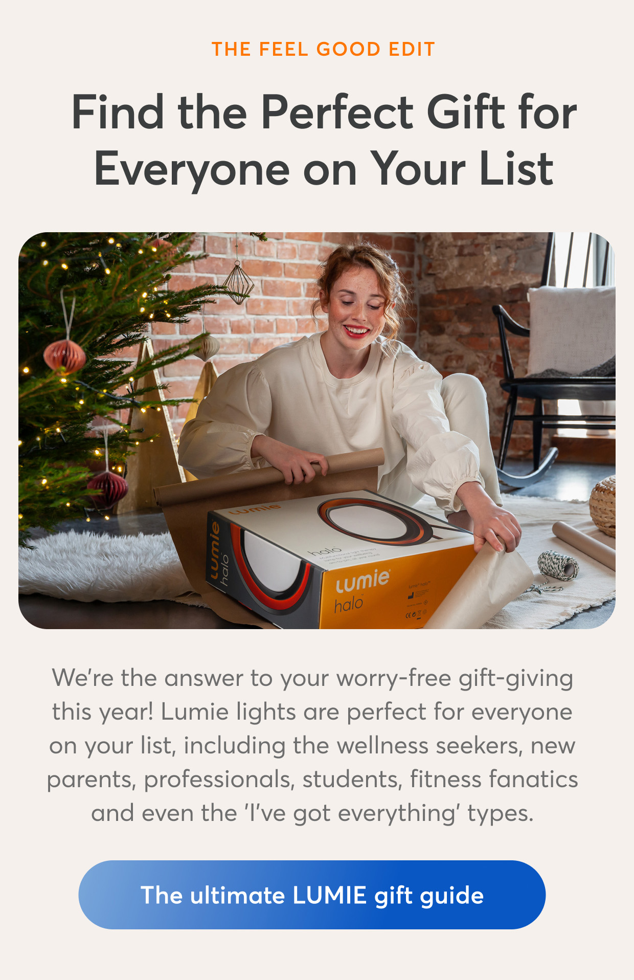 The Ultimate LUMIE GIFT GUIDE