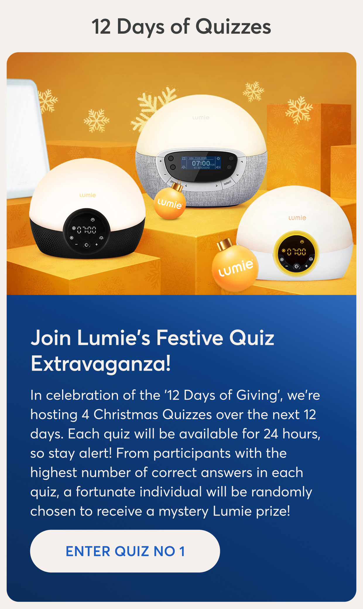 Lumie Christmas Quiz: Christmas Movies!