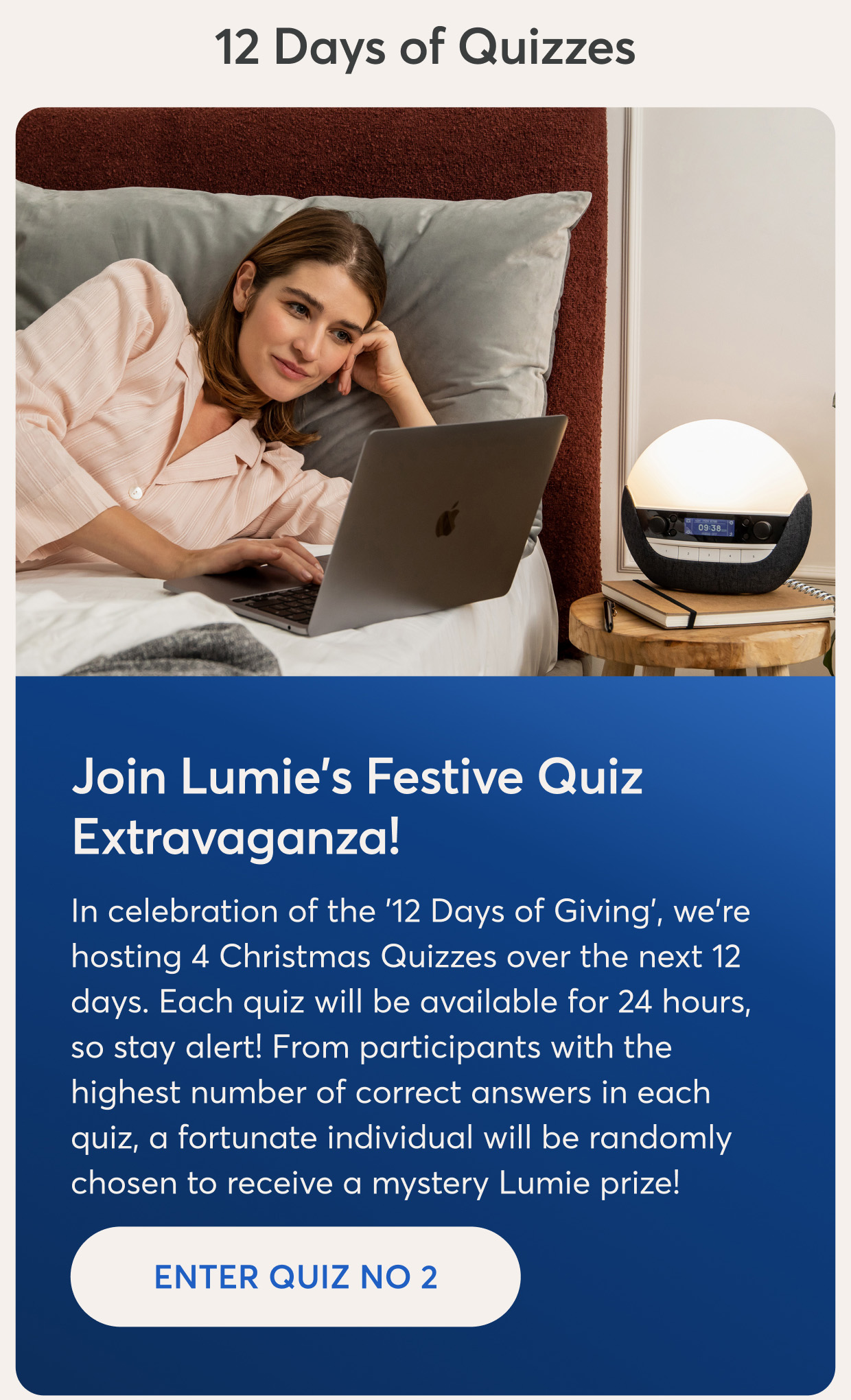 Lumie Christmas Quiz: Christmas Music!