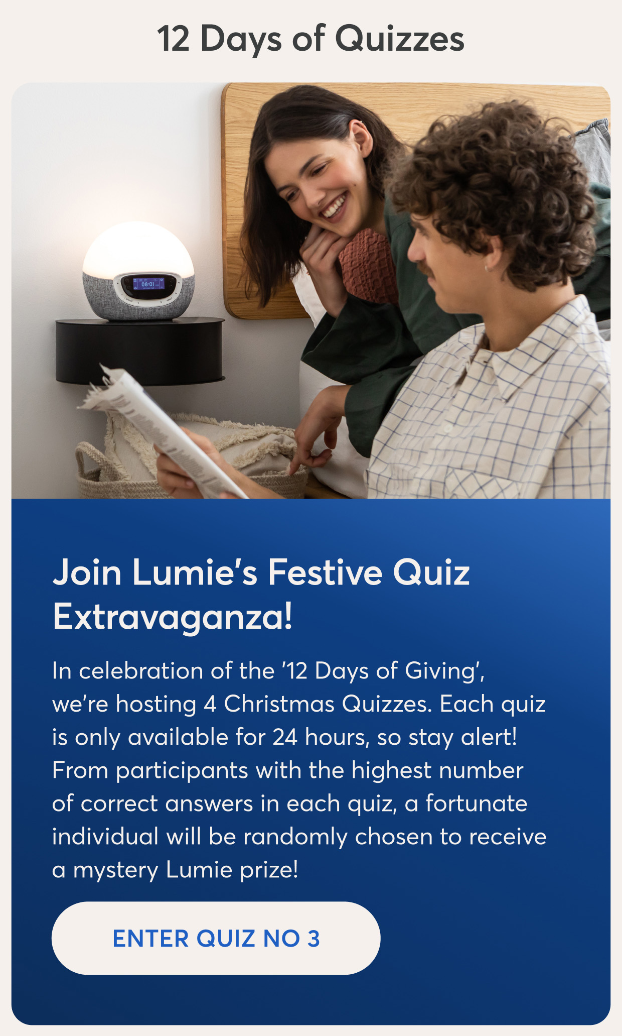 Lumie Christmas Quiz: Christmas Food!